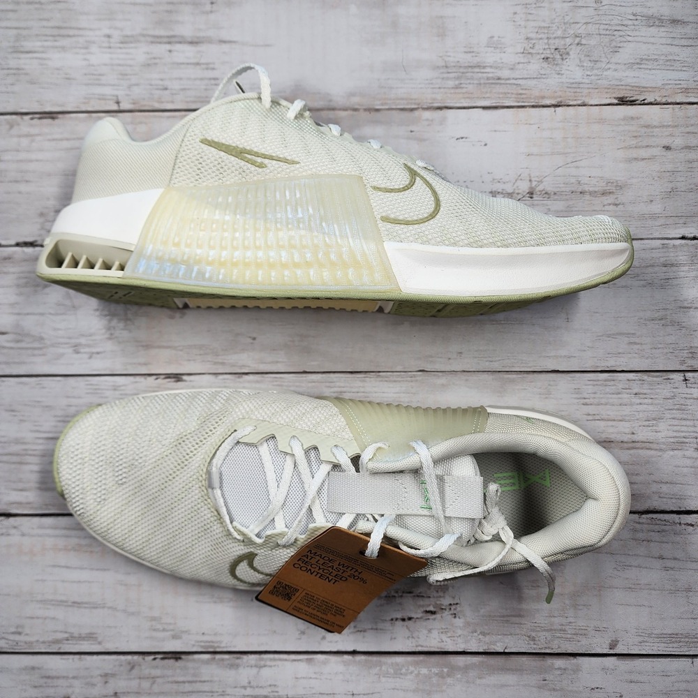 Sz 15 WMNS (M 13.5) NIKE Metcon 9‎ PRM Sea Glass Gold Star FJ1571-001 New/NoLid